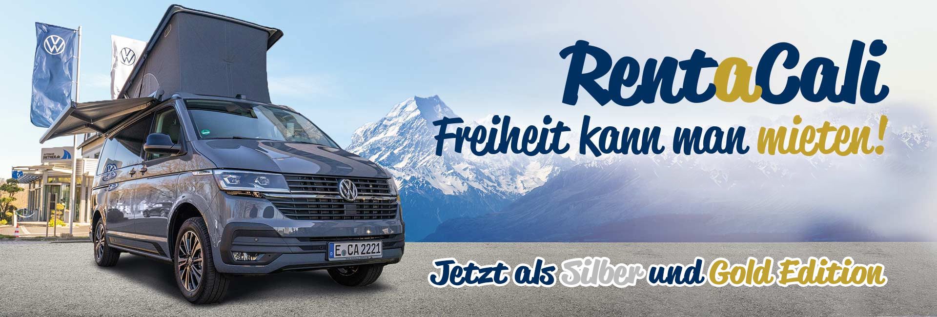 VW California Vermietung von Autohaus Diether in Essen